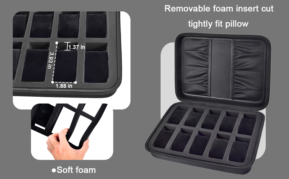 watch display organizer case