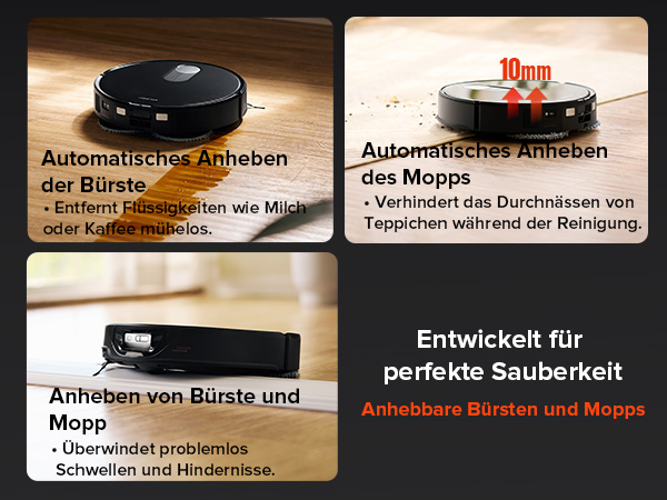 robot vacuum cleaner with wiping function