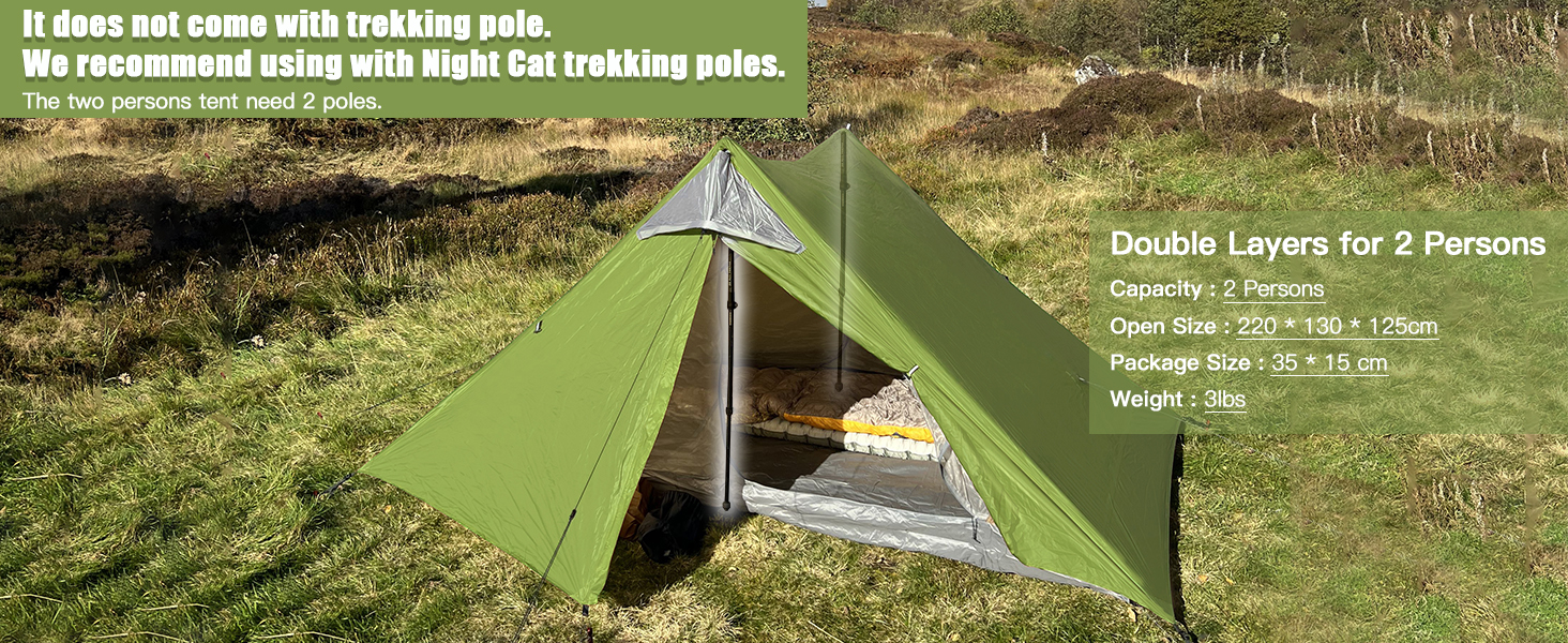 single person ultralight tent