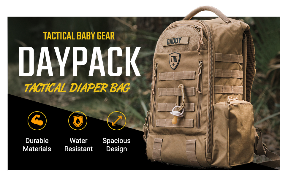 tactcial baby gear daypack diaper bag