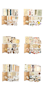Vintage Scrapbooking Stickers Supplies
