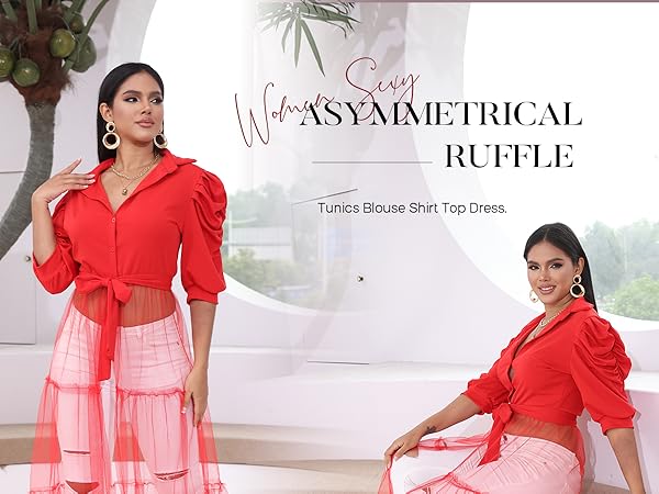 Women's Casual Long Sleeve Tops Crew Neck Round Hem Loose T-Shirts Tunic Tops with Thumb Holes