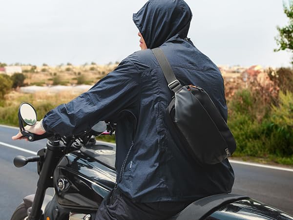 Amazon.com: Soulgo Big Sling Bag with RFID Blocking for Men
