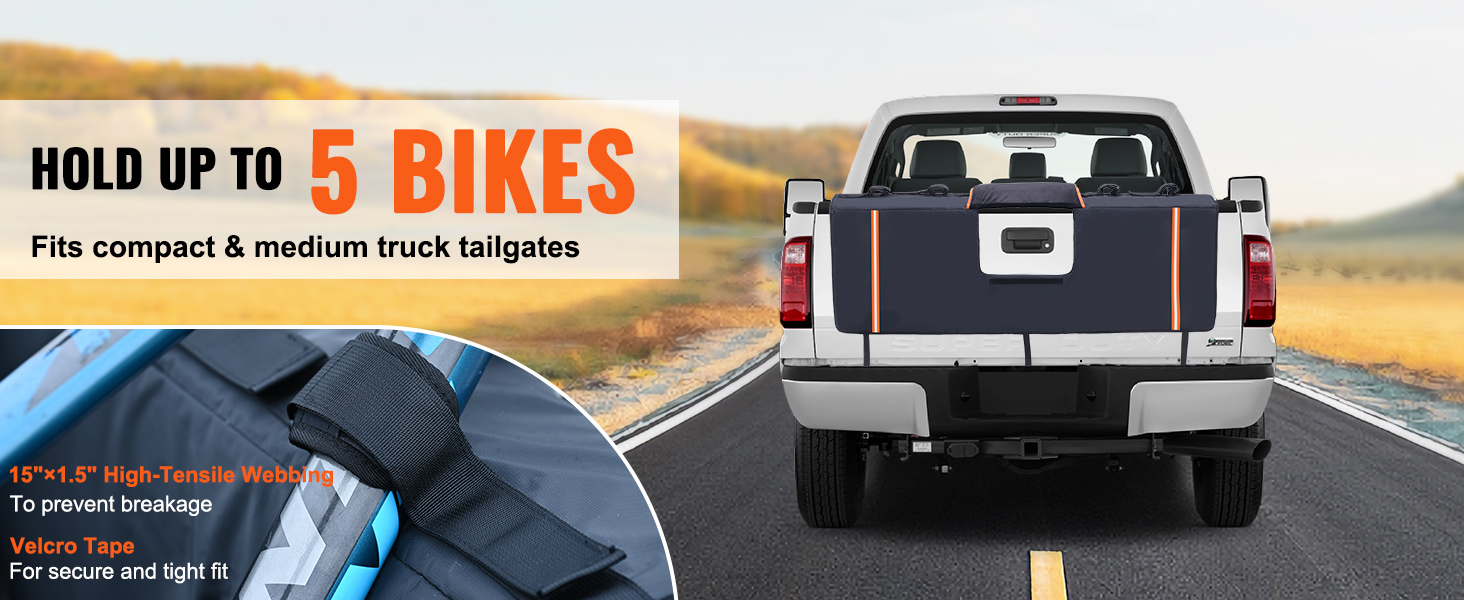 tailgate bike pads