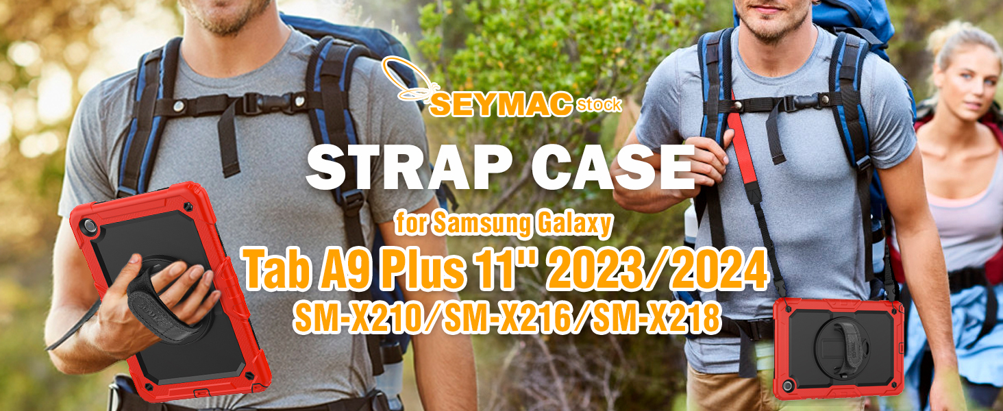 SEYMAC stock Samsung Galaxy Tab A9 Plus 11 inch 2023 2024 Released, Full-Body Drop Protection Case