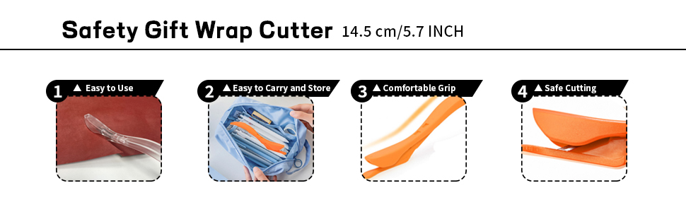 Safety Gift Wrap Cutter