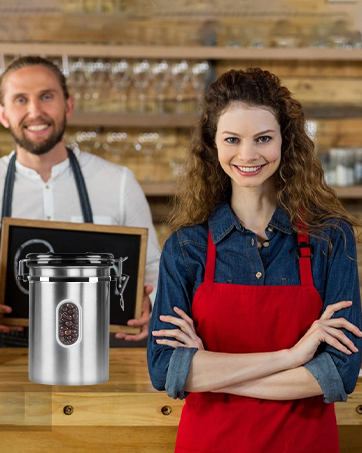 2800ML Airtight Coffee Canister with Date Tracker and Transparent Window, 35OZ Coffe Beans Storage with 30ML Measure Spoon&4 co2 Valve, Coffee Container for Grounds Coffee, Beans, Tea, Sugar, Flour 25 vacuum coffee tin