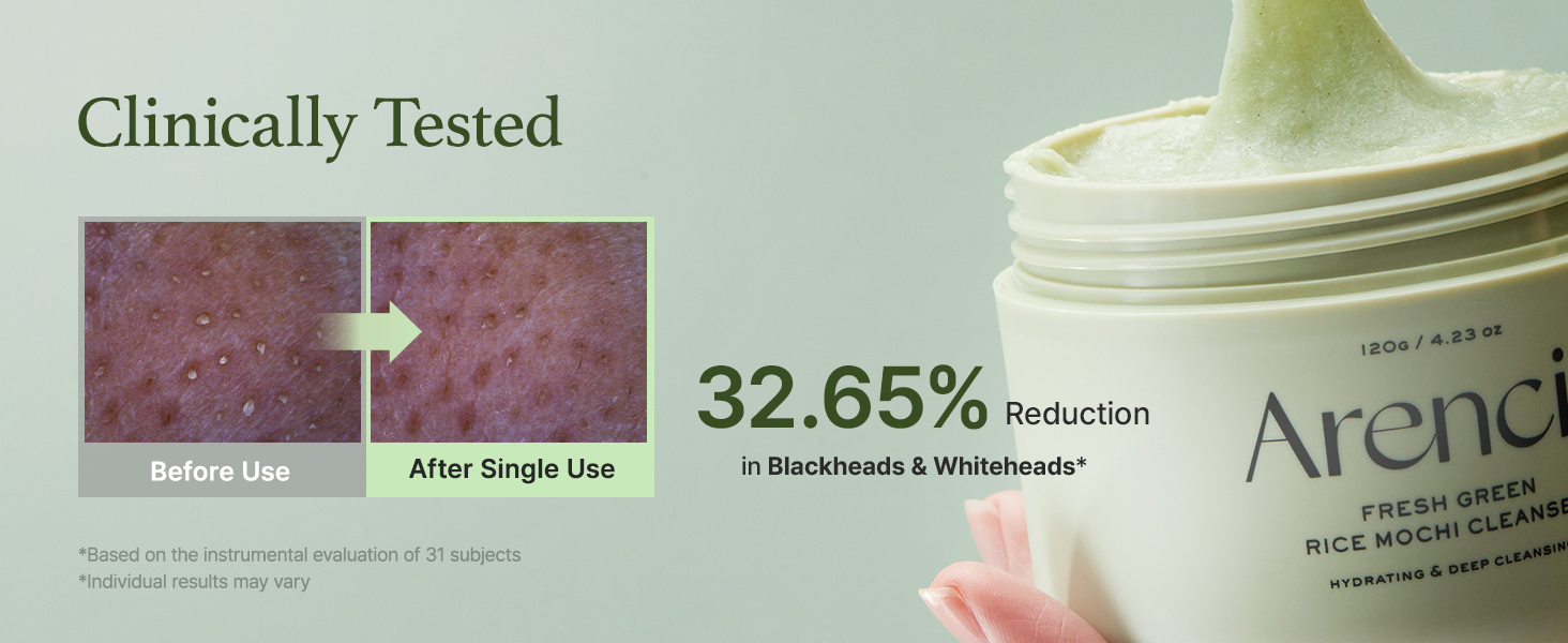 arencia korean rice mochi cleanser