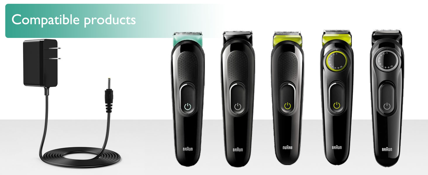 braun beard trimmer charger