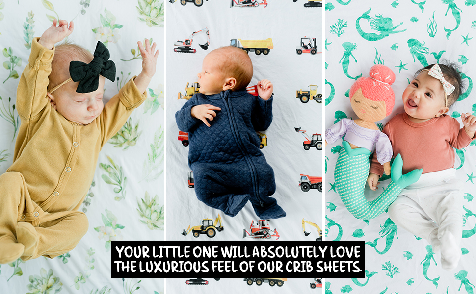 Soft crib sheets