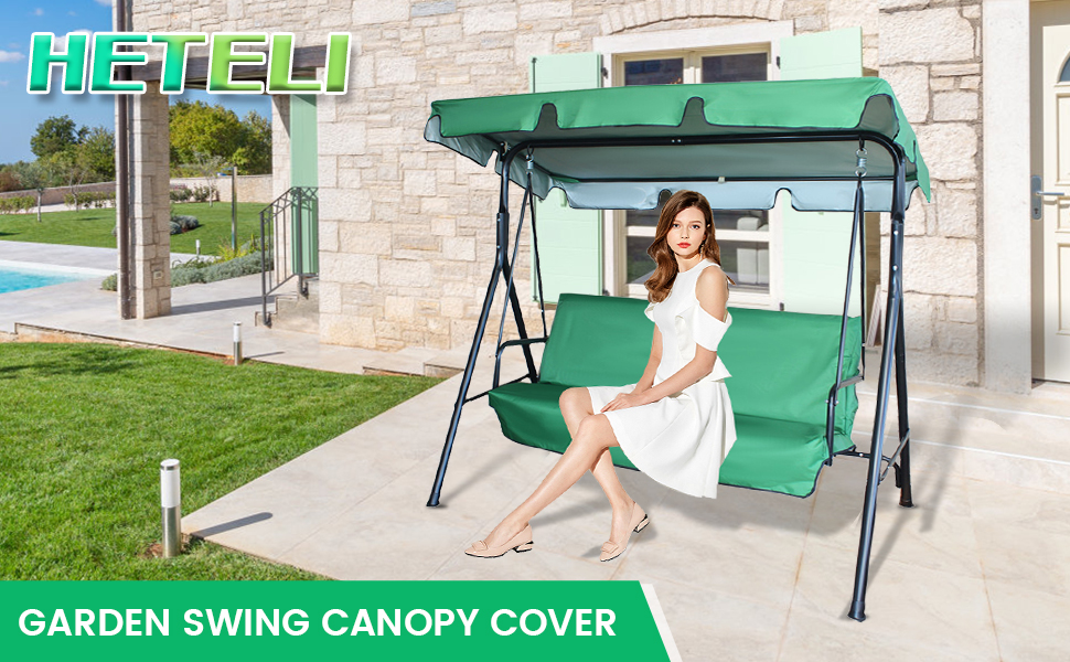 Replacement Canopy 2 OR 3 Seater Swing Seat Canopy Replacement Universal Garden Swing Chair