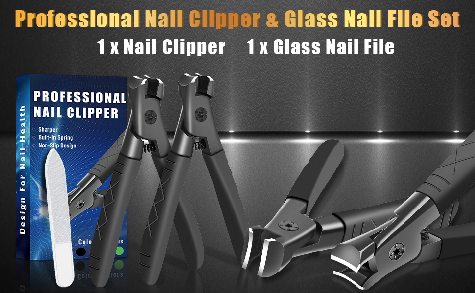 Nail Clippers for Thick Nails, Professional Nail Clippers for Men