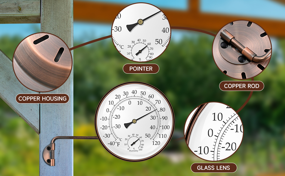Outdoor Thermometer Waterproof