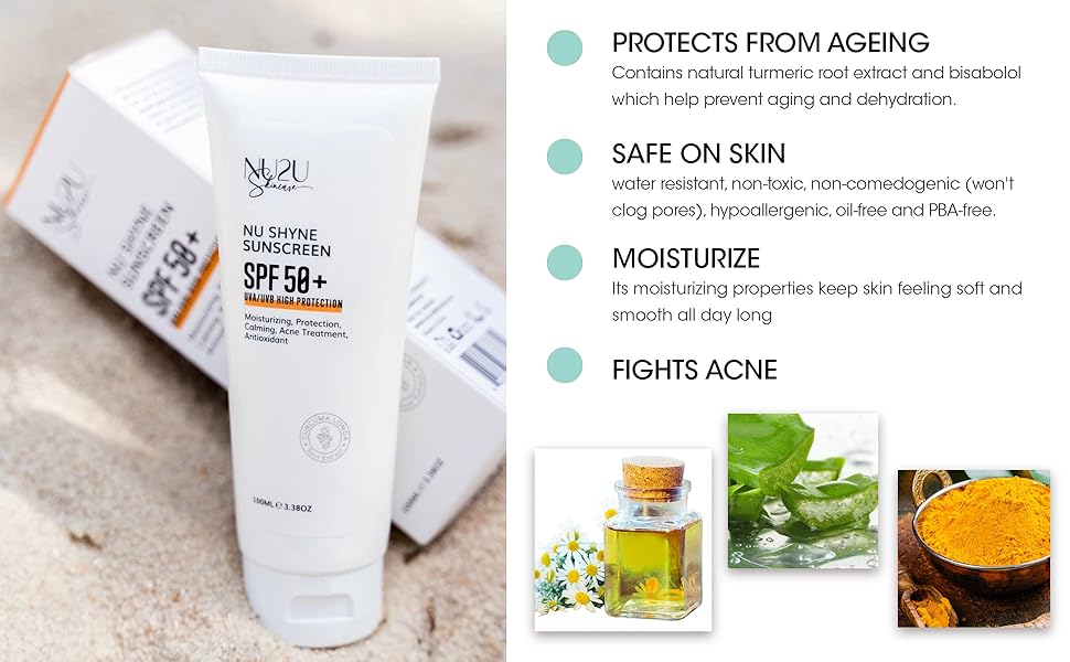 NU Shyne Sunscreen Benefits