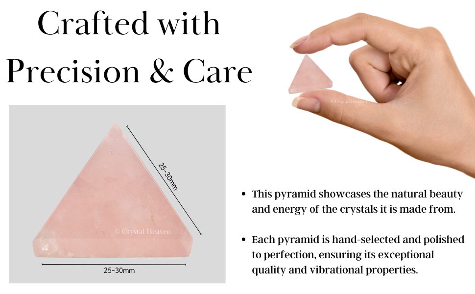 Reiki Energy Healing Meditation Crystal Pyramid