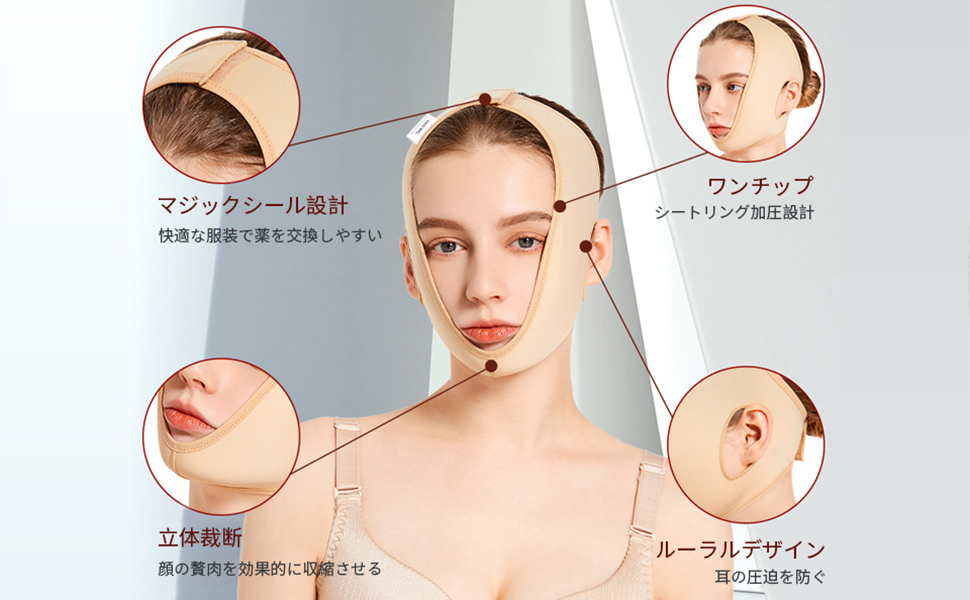 Amazon | AAGWW フェイスラインバンド しわ対策 あご ほおの