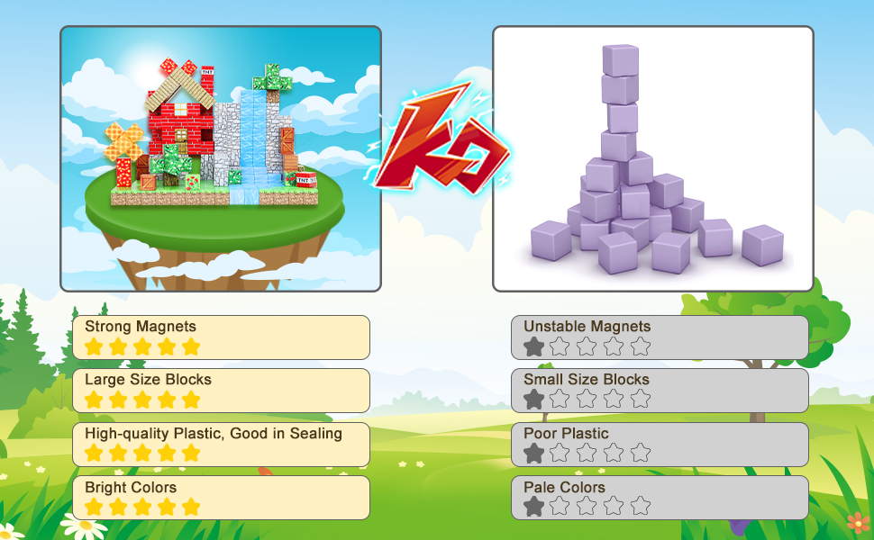 Magnetic Blocks Building