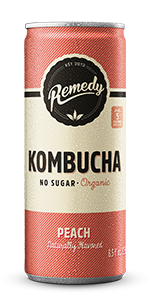 Remedy Drinks, Kombucha, Drinks, Sparkling, Remedy, Fruit flavored, Peach flavored, Peach, Keto