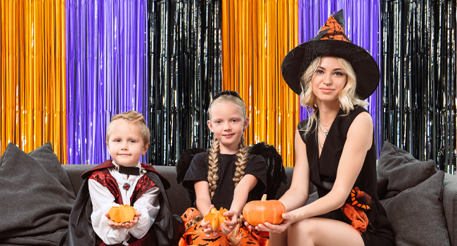 halloween party backdrop
