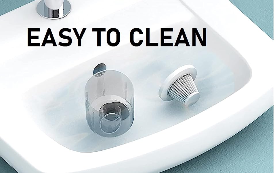 Vaccuum Car Cleaner easy to clean