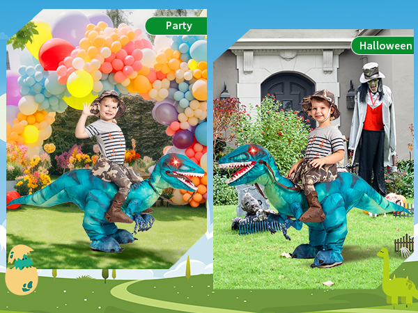 GOOSH Inflatable Dinosaur Costume