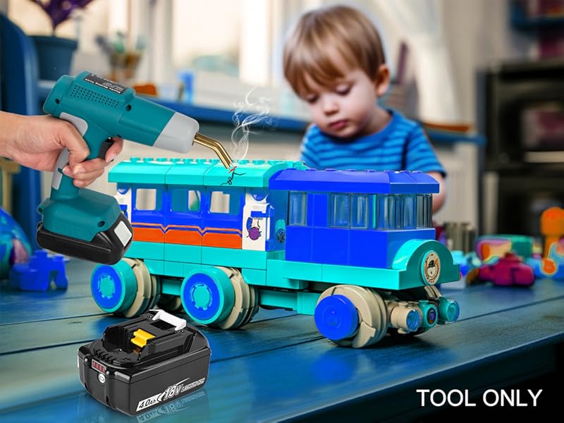 Taingwei Cordless Plastic Welder Tool Kit for Makita 18v LXT Battery, 80W Plastic Welder Gun