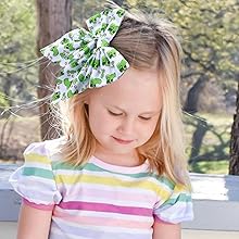St. Patrick hair bows