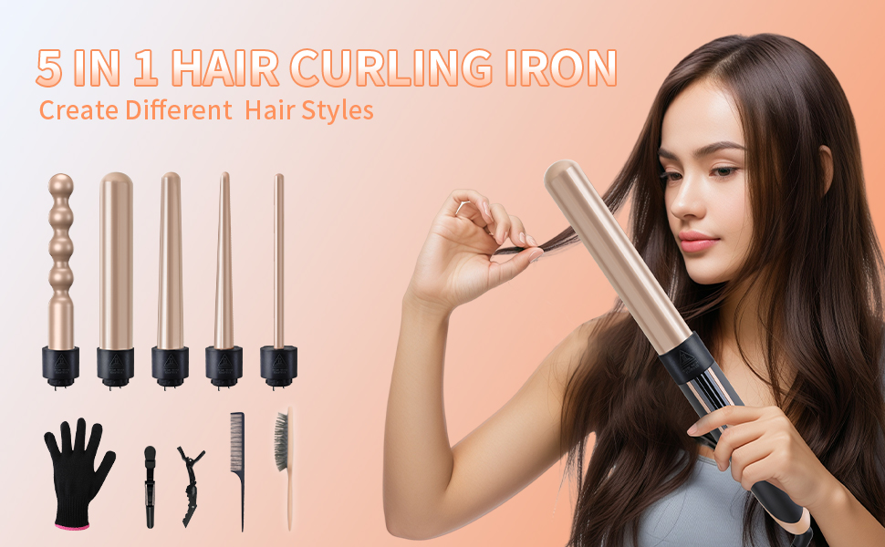 Hair curling iron 5 in 1 V2731CG01-1