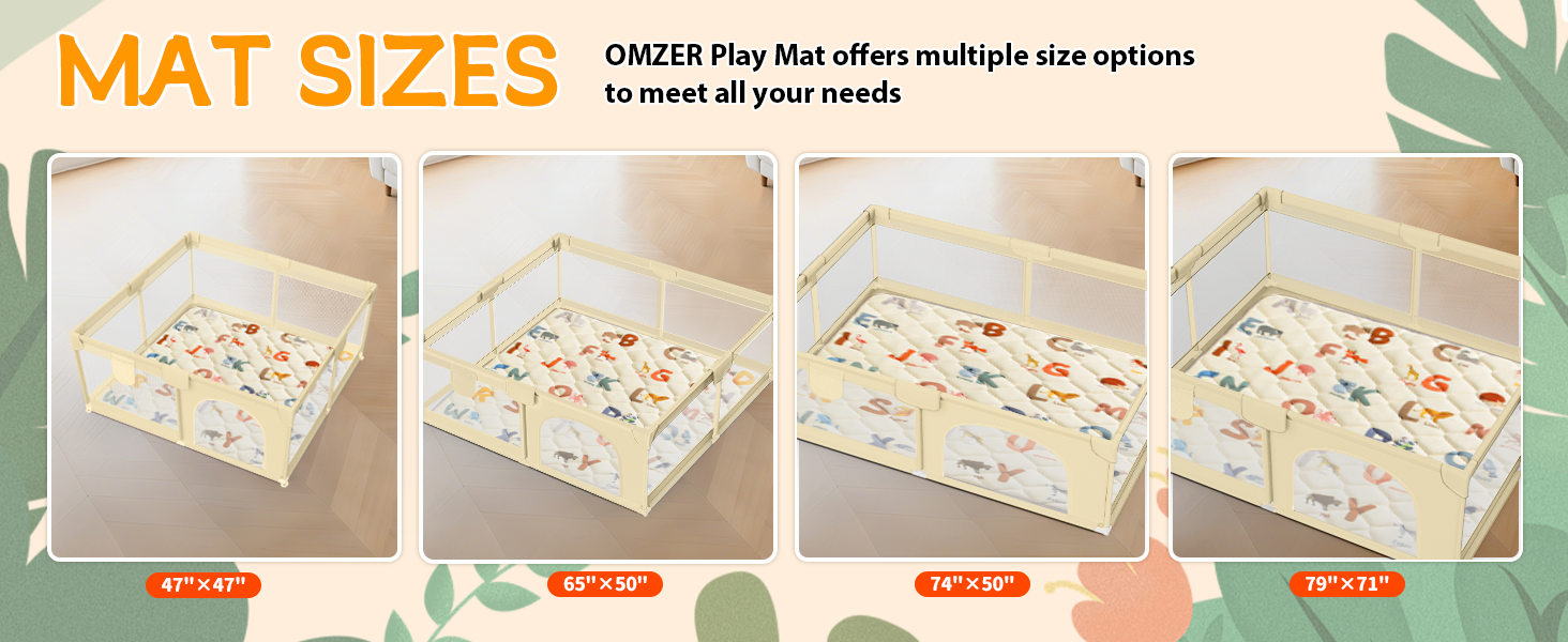 mat sizes