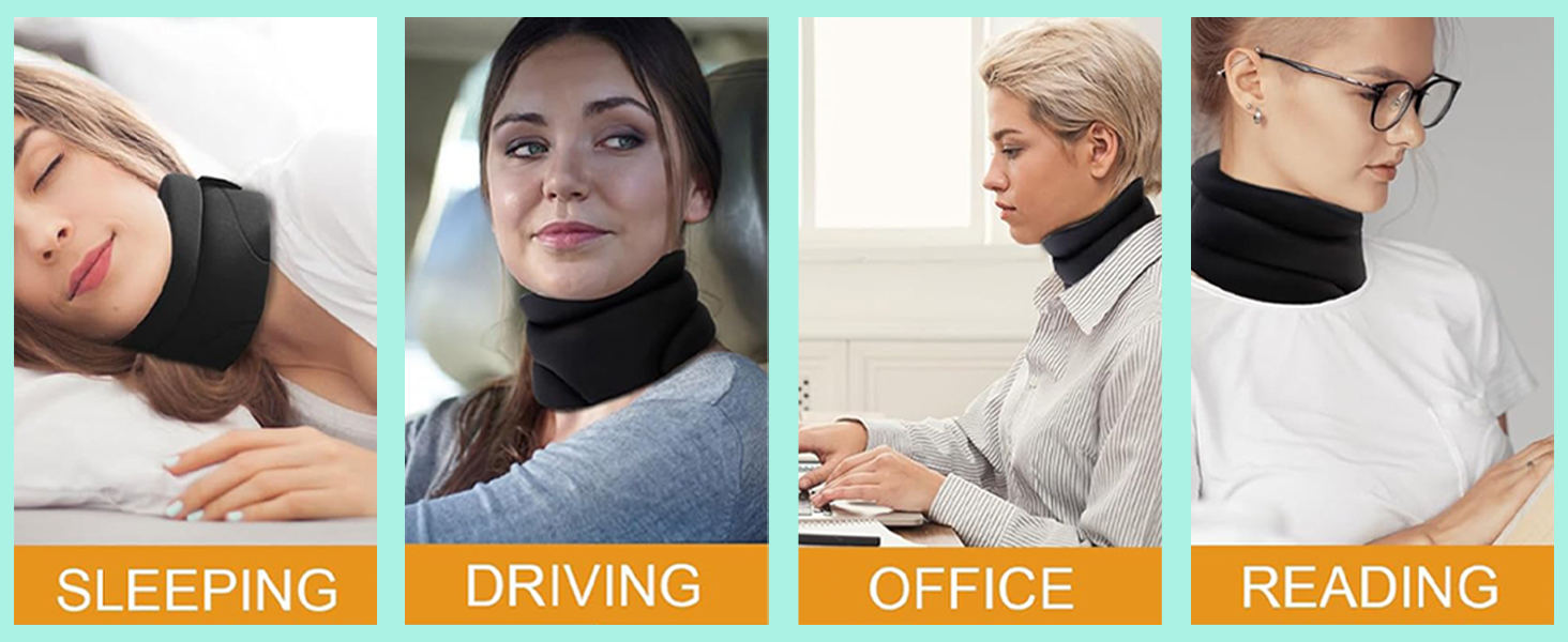 BPUO Cervicorrect Neck Brace Anti Snoring, Soft Cervical Collar for Neck Pain