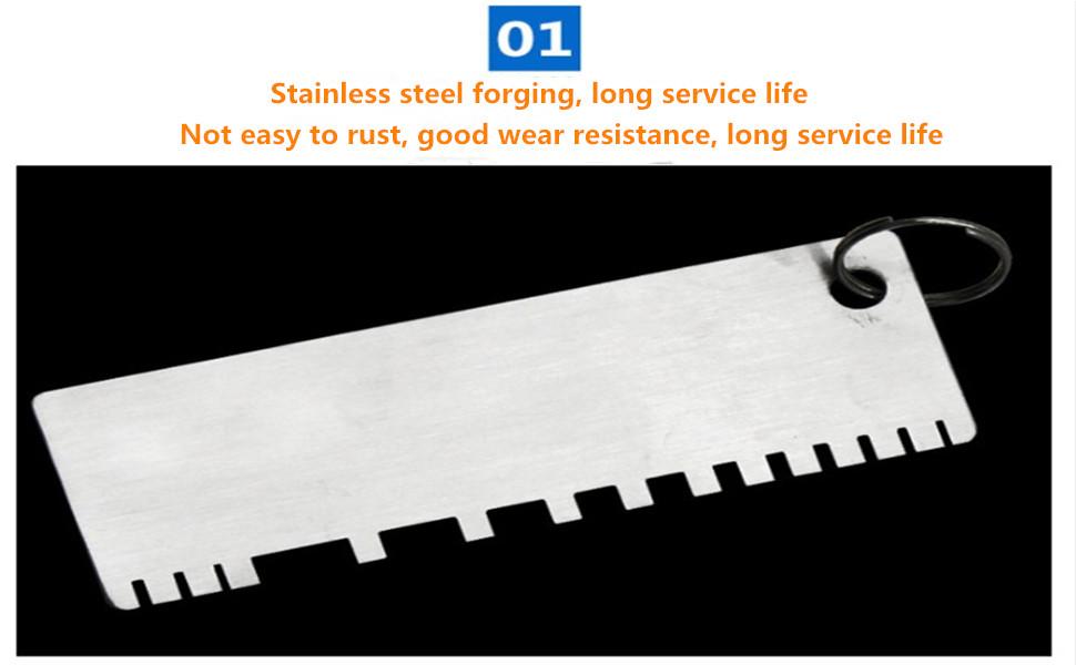 Stainless Steel Wire/Metal Sheet Thickness Gauge, Welding Gage, Plated