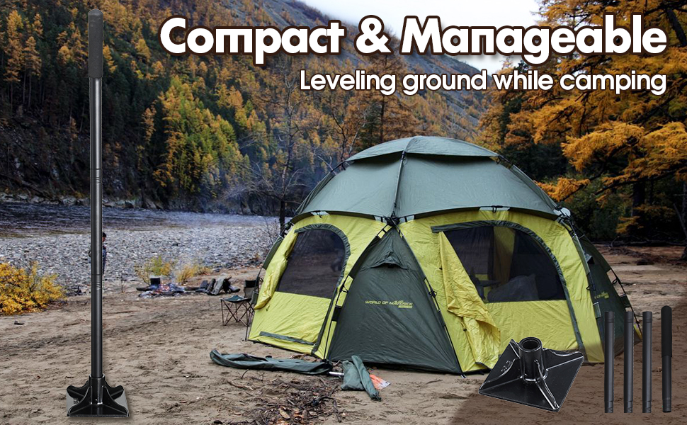 Heavy Duty Tamper Tool, 8"x8" Ground Tamper Tool with 58