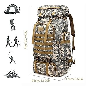 camping rucksack hiking bag travelling backpack hiking bags