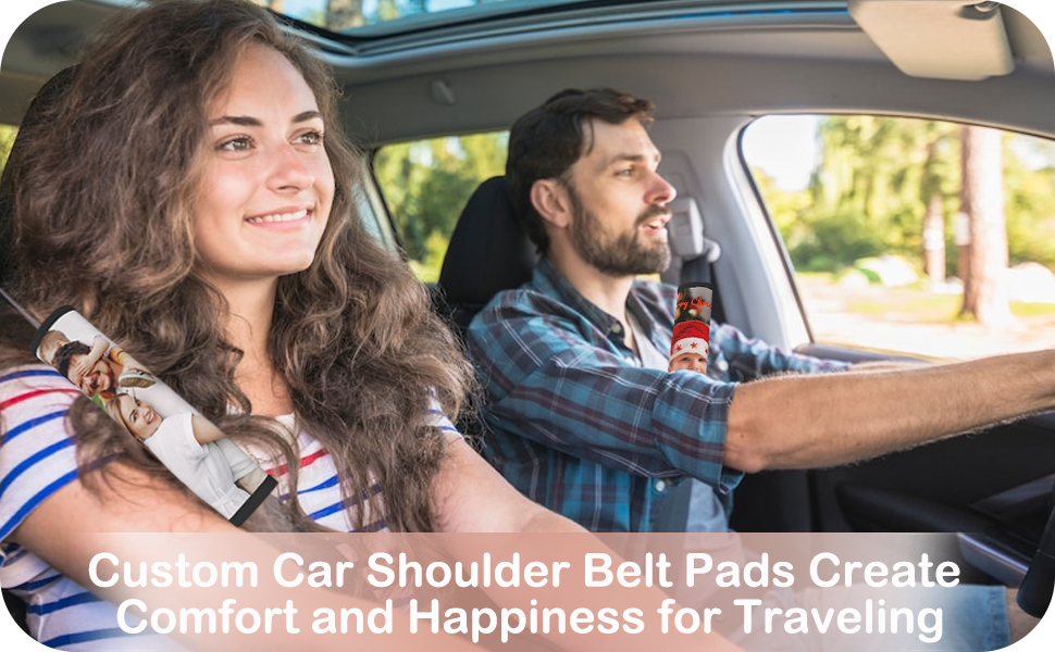 LFLQMIB Custom Car Seat Belt Pad Personalized Seat Belt Pad