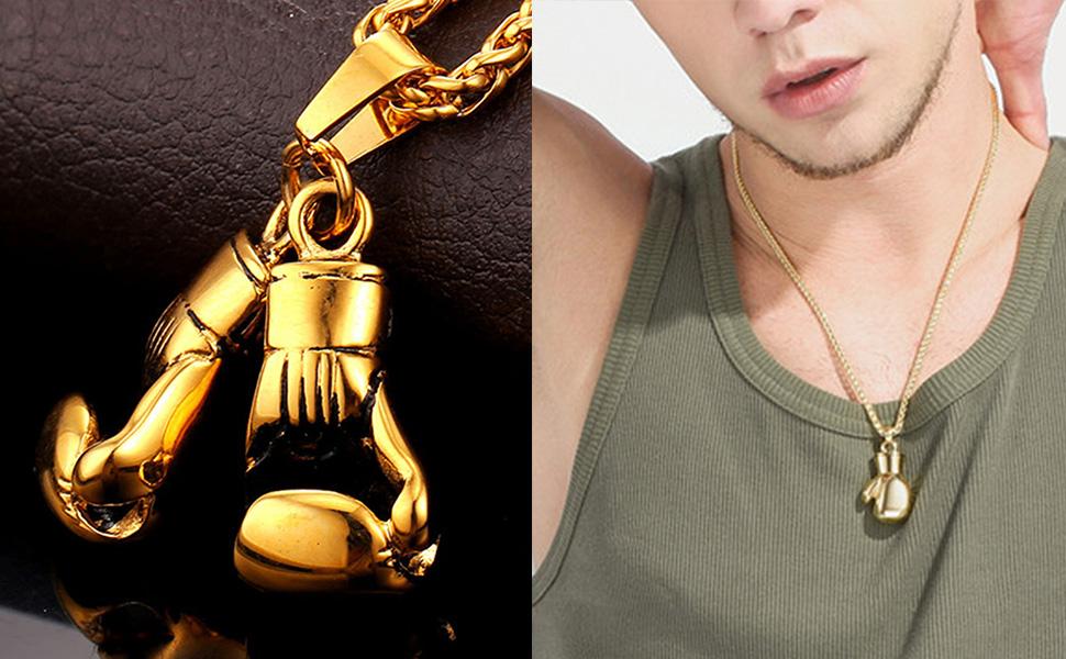 BOXING GLOVES NECKLACE
