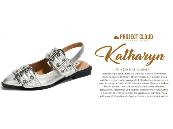 Amazon.com | Project Cloud Womens Flats - Memory Foam Flats