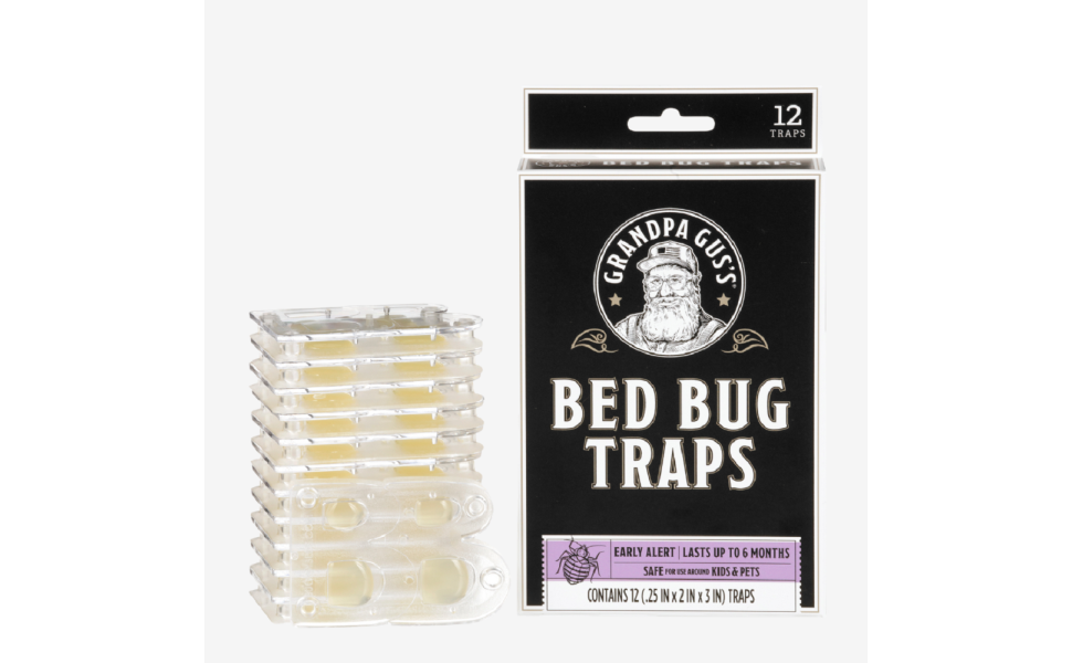 Grandpa Gus's Bed Bug Traps, Glue Traps for Home & Travel