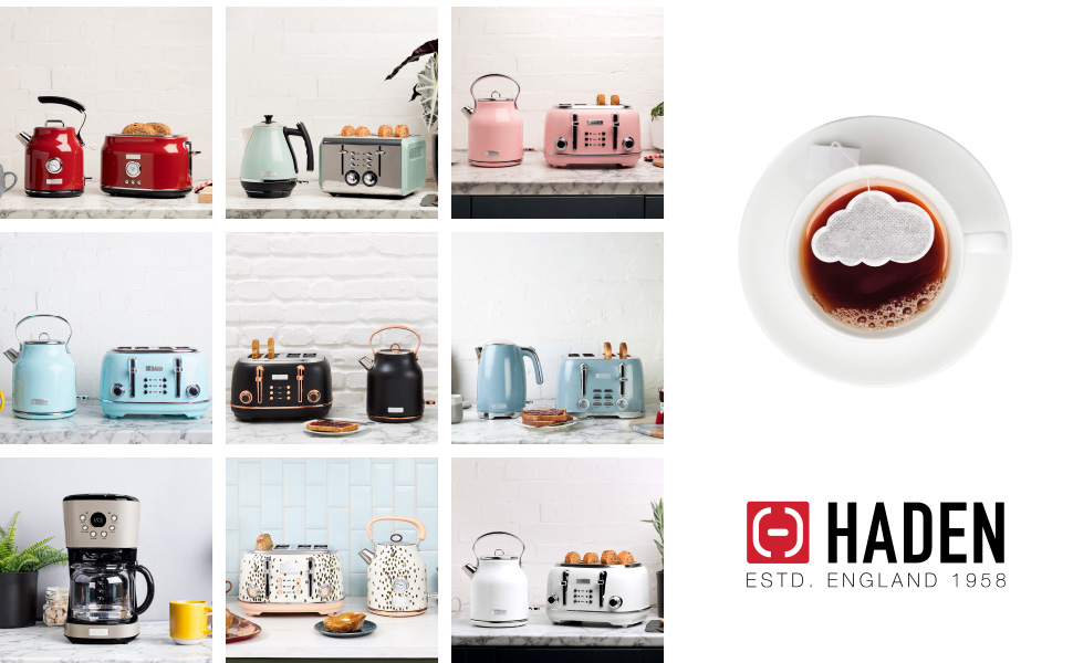 HADEN HERITAGE 12Cup Programmable Retro Coffee Maker with Strength