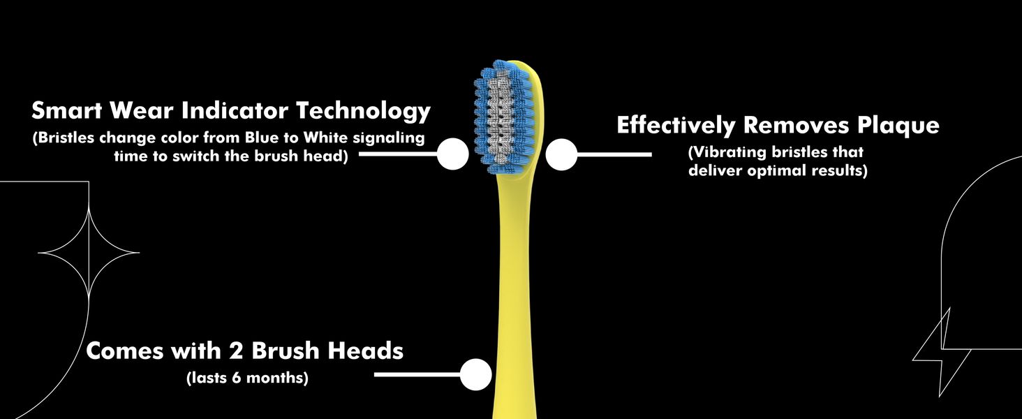 Perfora Electric Toothbrush 002 AAA Powered 90 Days Battery Life