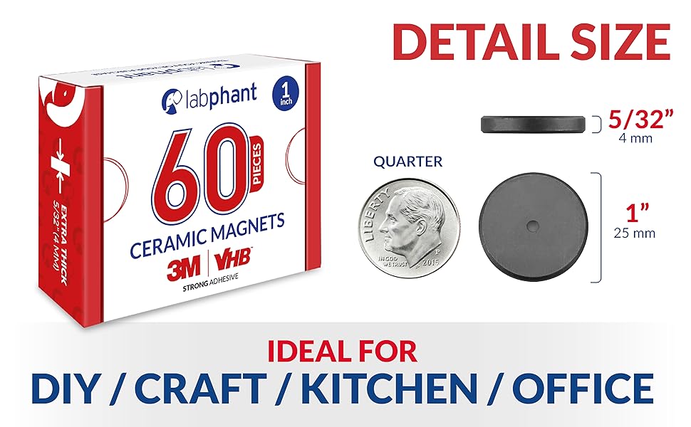 Ceramic with Adhesive Backing, 60 Pieces Disk