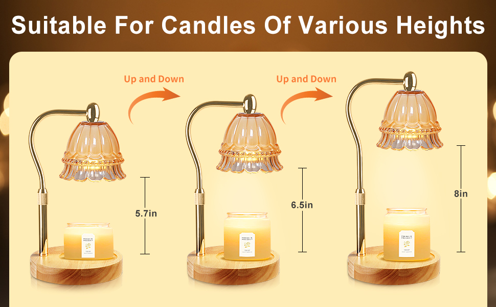 Candle Warmer Lamp, Candle Warmer with Timer, Candle Lamp