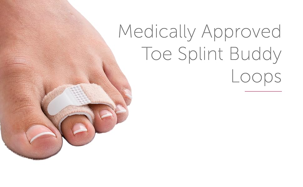 Express Orthopaedic® Medically Approved Toe Splint Buddy Loops/Toe