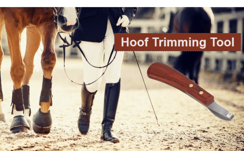 KUIDAMOS Hoof Trimmer, Loop Hoof Knife Farrier Tool