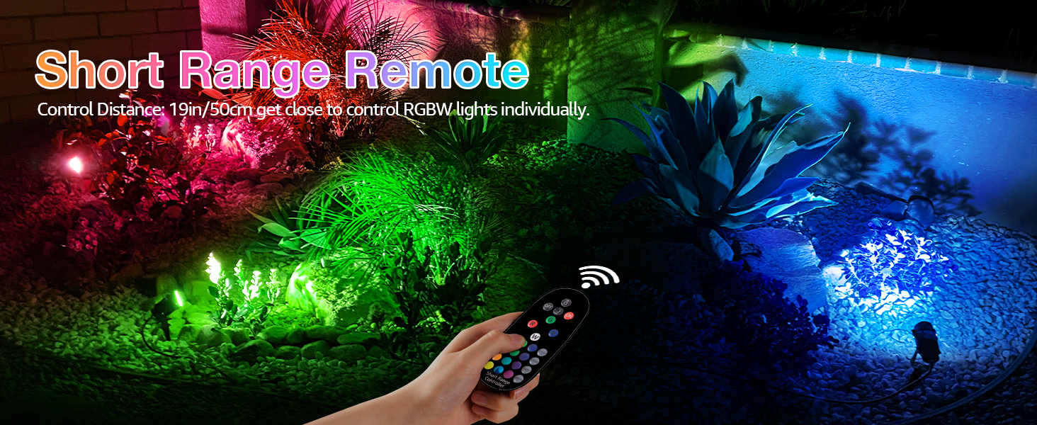 RGB landscape lights