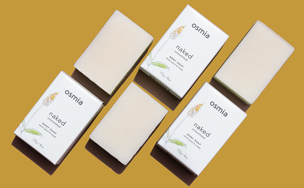 Osmia Organic Naked Fragrance-Free Body Soap Bar