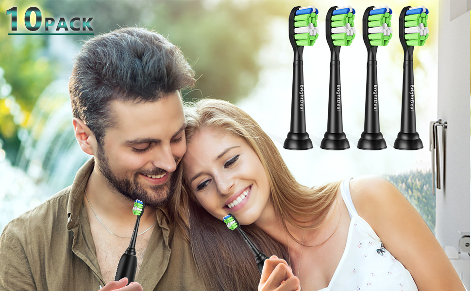 Brightdeal Replacement Toothbrush Heads for Philips Sonicare Electric