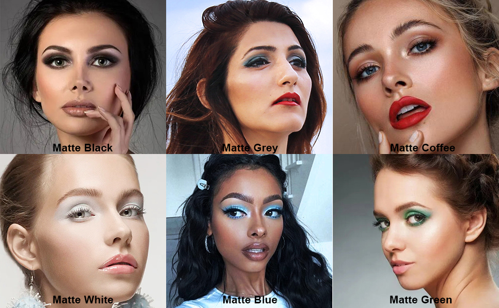 باليت بودرة ظلال عيون سوداء مفردة من سويوكفي ذات صبغة عالية تدوم طويلا بلون اسود كثيف 4 باليت بودرة ظلال عيون سوداء مفردة عالية الصبغة