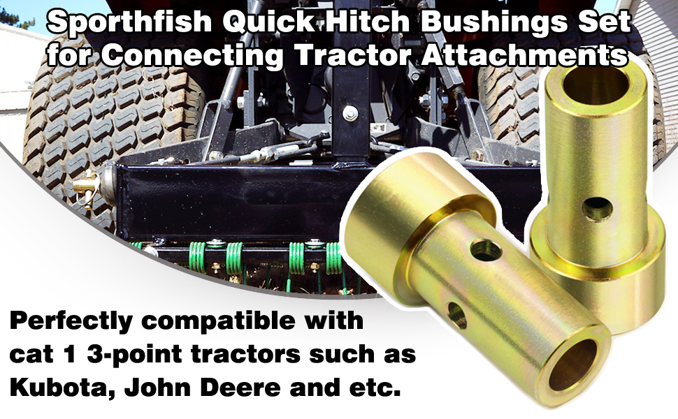 Sporthfish TK95029 Quick Hitch Adapter Bushing Set with Top