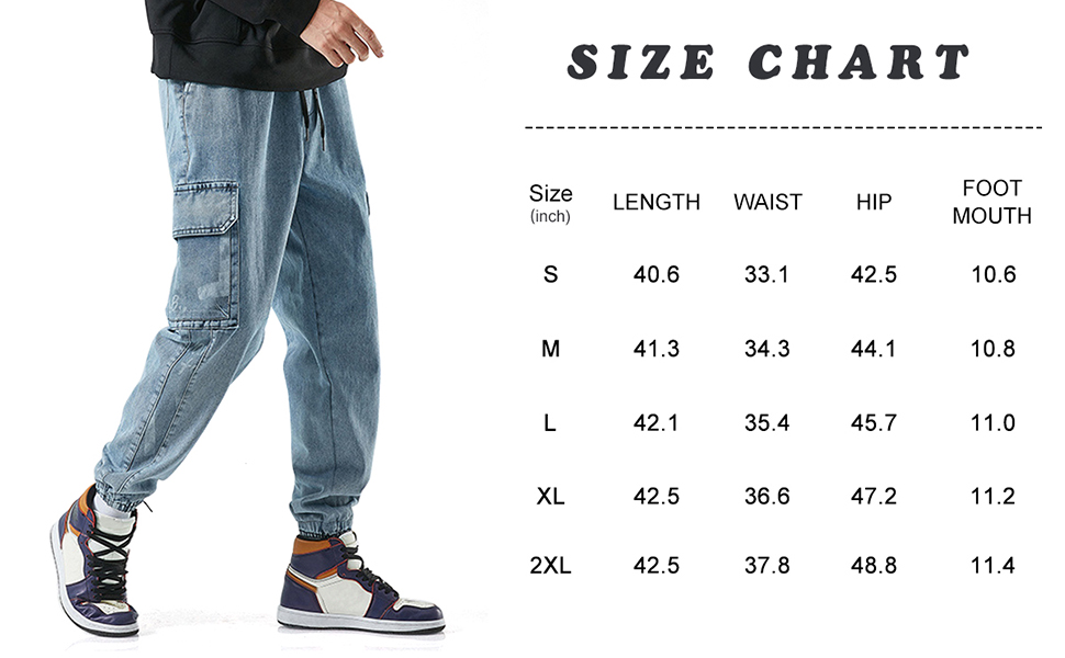Harem Sports Casual Jeans Trousers 