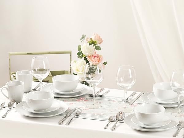 バーベキュー・調理用品 natal design GOOD TIMES CUP 4SET WHITE 4 Cup White China Teapot : Amazon.co.uk: Home & Kitchen
